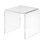 100 x 100 x 100 mm - Acrylglas Productstandaard / U-Houder / Display - Transparant