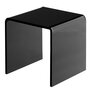 100 x 100 x 100 mm - Acrylglas Productstandaard / U-Houder / Display - Zwart