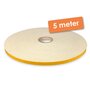 5 Meter - Zelfklevend Vilt / Plakvilt op Rol - Wit - Breedte: 5 mm - Dikte: 1.5 mm