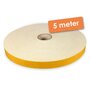 5 Meter - Zelfklevend Vilt / Plakvilt op Rol - Wit - Breedte: 20mm - Dikte: 1.5 mm