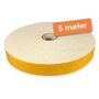 5 Meter - Zelfklevend Vilt / Plakvilt op Rol - Wit - Breedte: 30mm - Dikte: 1.5 mm