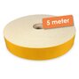 5 Meter - Zelfklevend Vilt / Plakvilt op Rol - Wit - Breedte: 40mm - Dikte: 1.5 mm