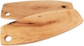 50cm - Ovale Houten Snijplank Met Handvatgat / Serveerplank - Type OHS-Elzen50 (Geolied)